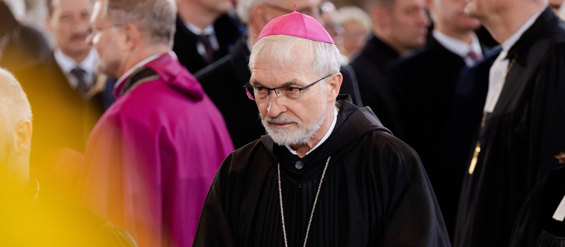 Bischof Gregor Maria Hanke bei einem Festgottestdienst in Nürnberg