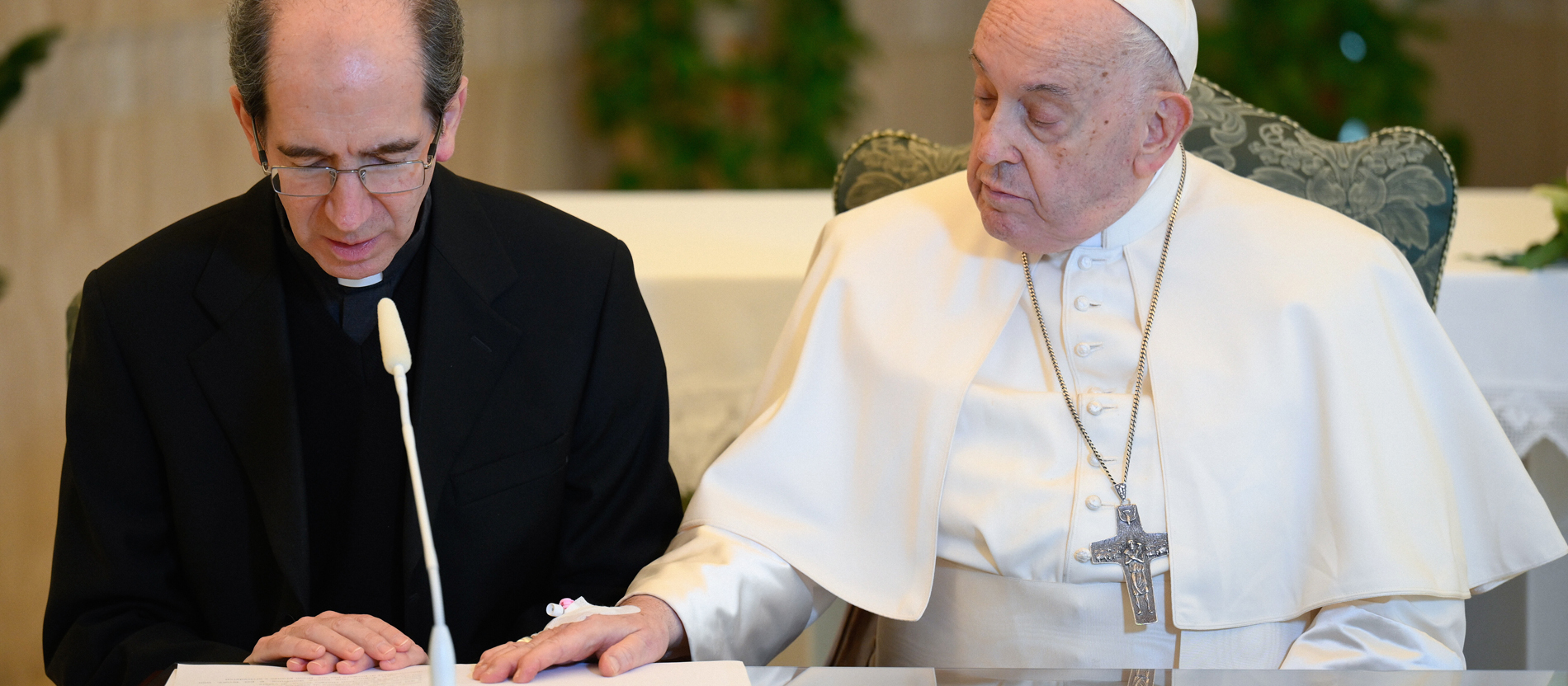 Paolo Braida und Papst Franziskus