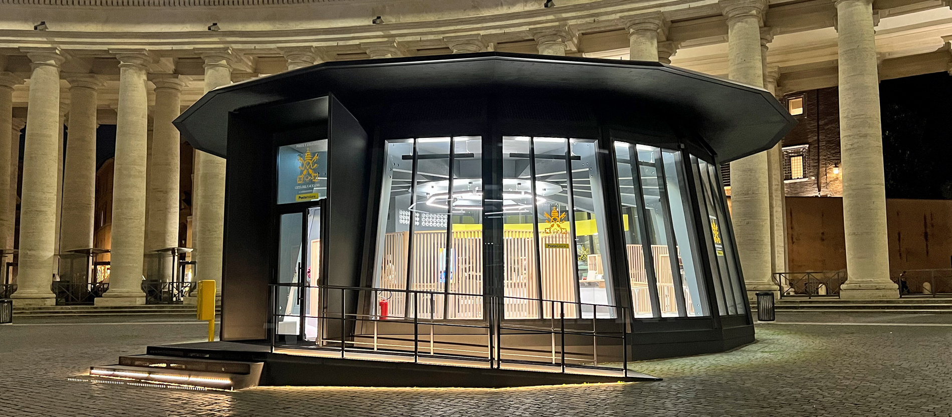 Post auf dem Petersplatz