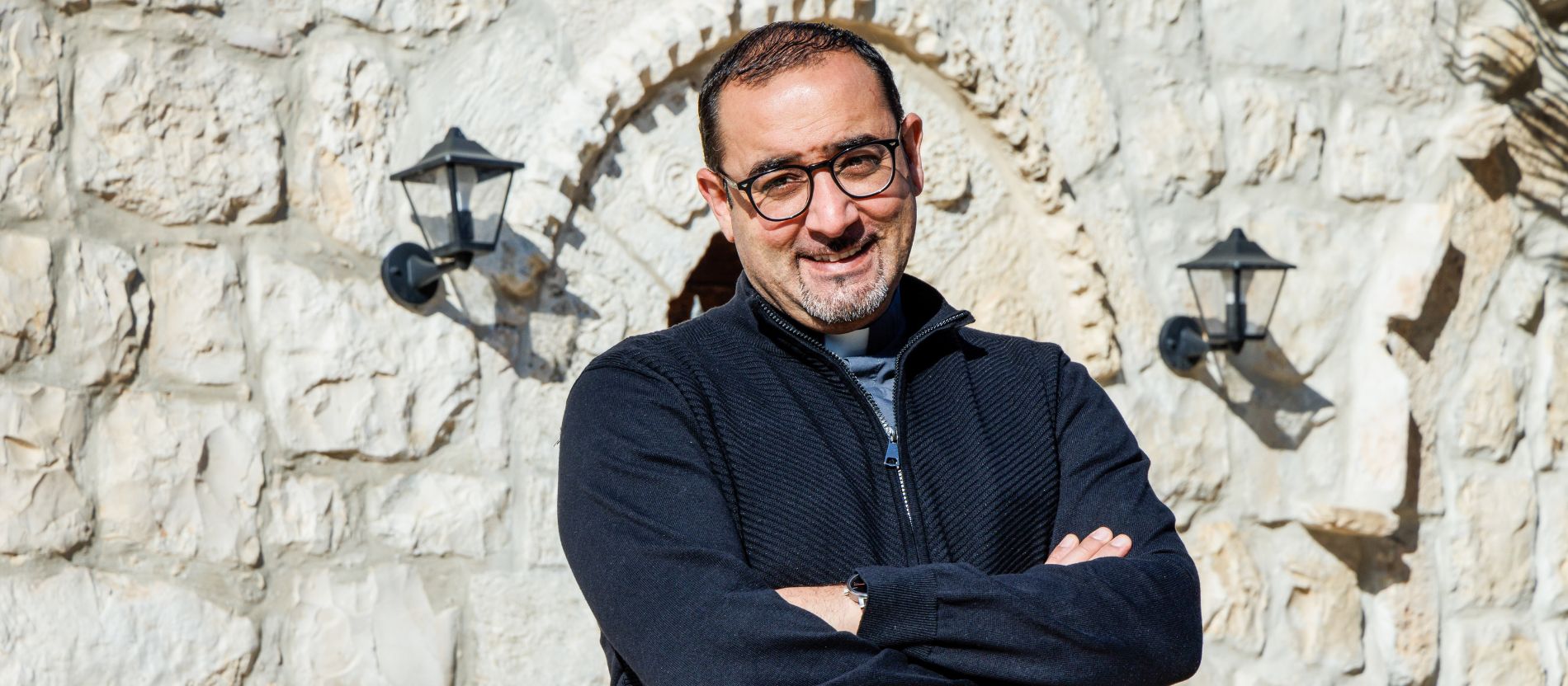 Baschar Fawadleh, lateinischer Pfarrer von Taibeh