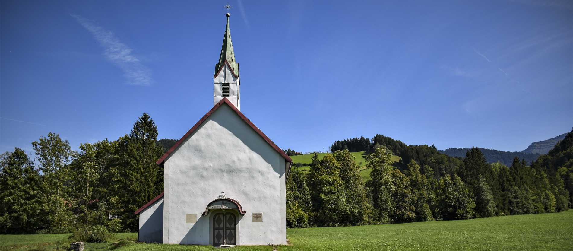 Kapelle Sankt Rochus am 26. August 2025 in Weißach.