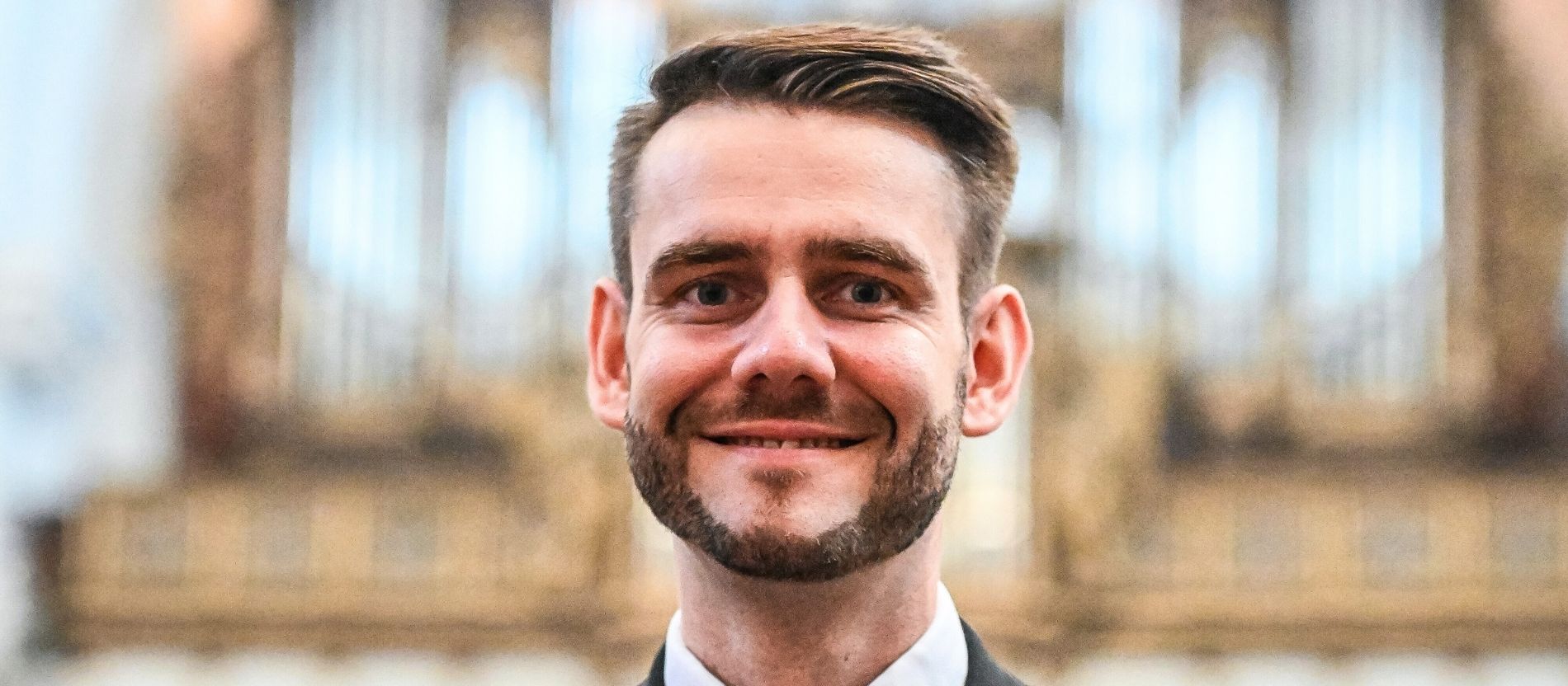 Domorganist Max Deisenroth im Fuldaer Dom