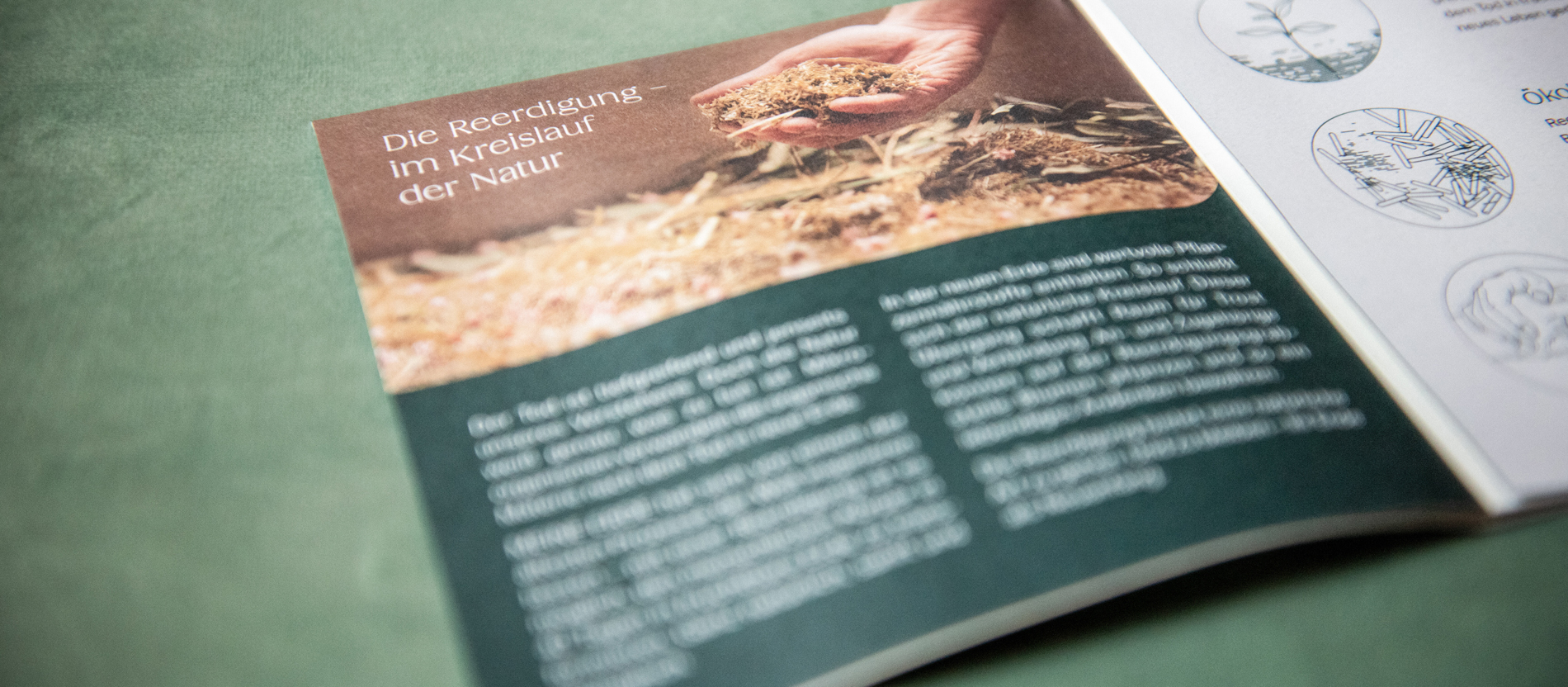 Flyer zur Reerdigung