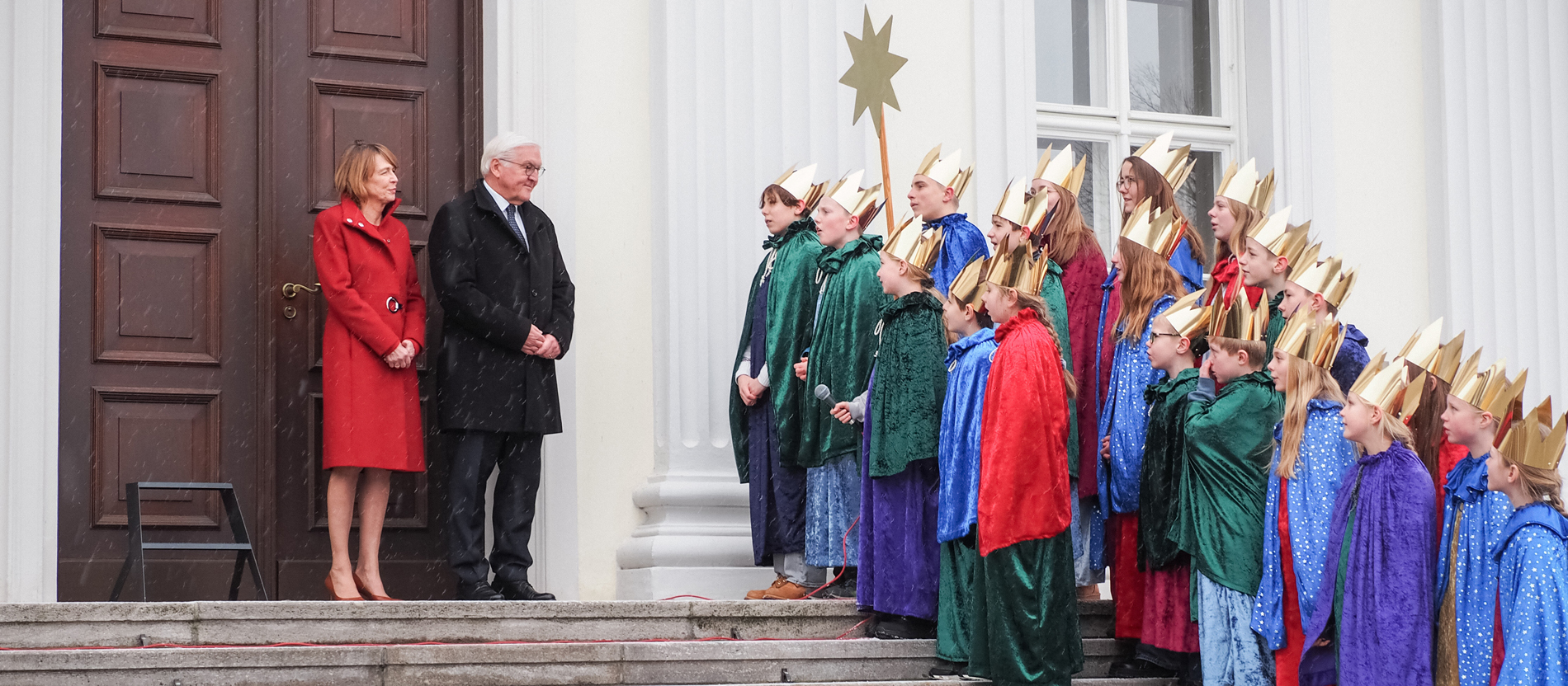 Frank-Walter Steinmeier empfängt Sternsinger