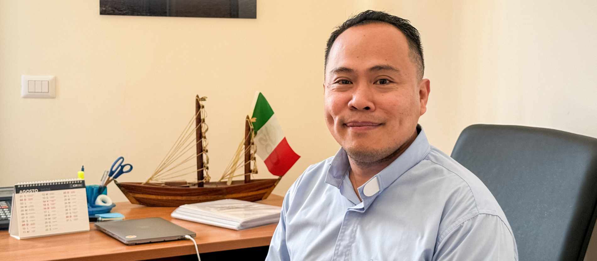Ritchille Salinas, Generalsekretär des Apostolats der Meere im Vatikan