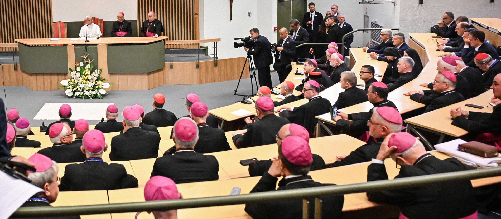 Papst Leo XIV. trifft Bischöfe der Bischofskonferenz Frankreichs