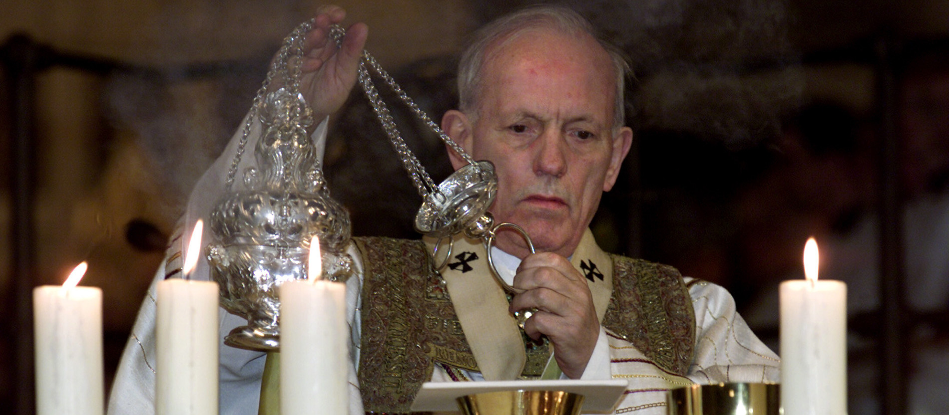 Erzbischof Johannes Joachim Degenhardt während der Eucharistiefeier.