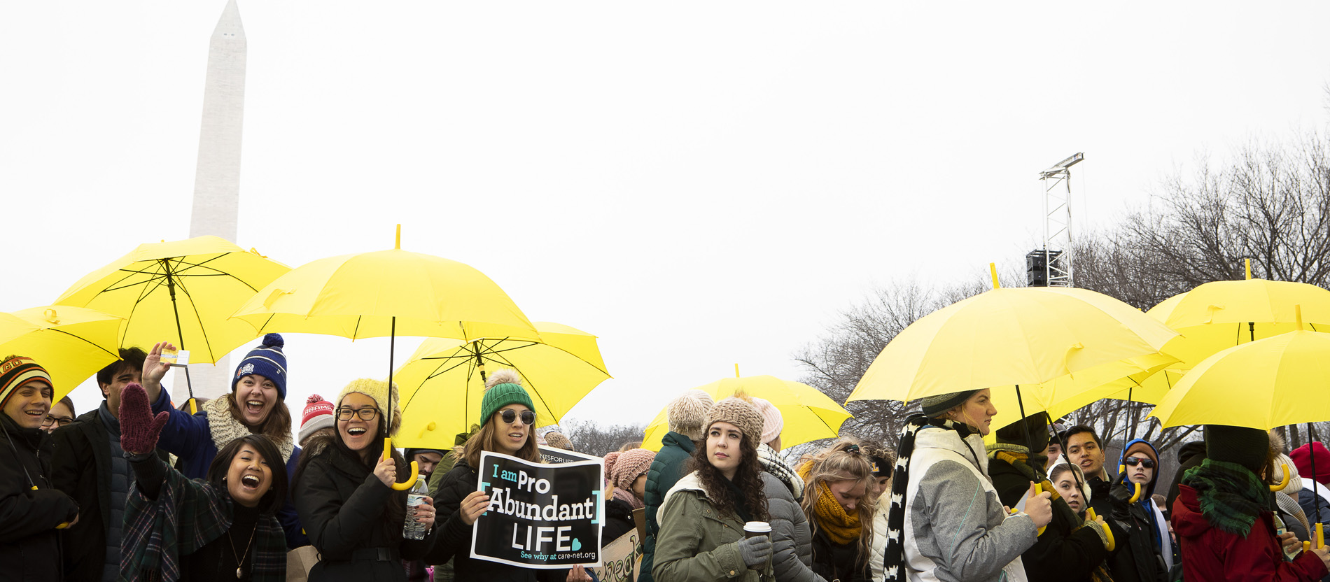 Demonstranten auf dem March for Life 2019