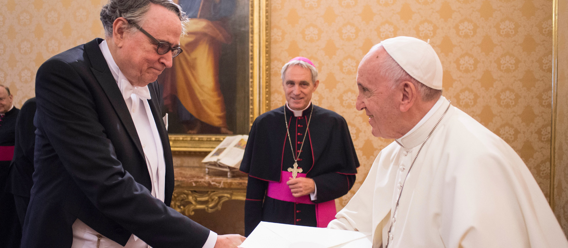  Michael Koch und Papst Franziskus
