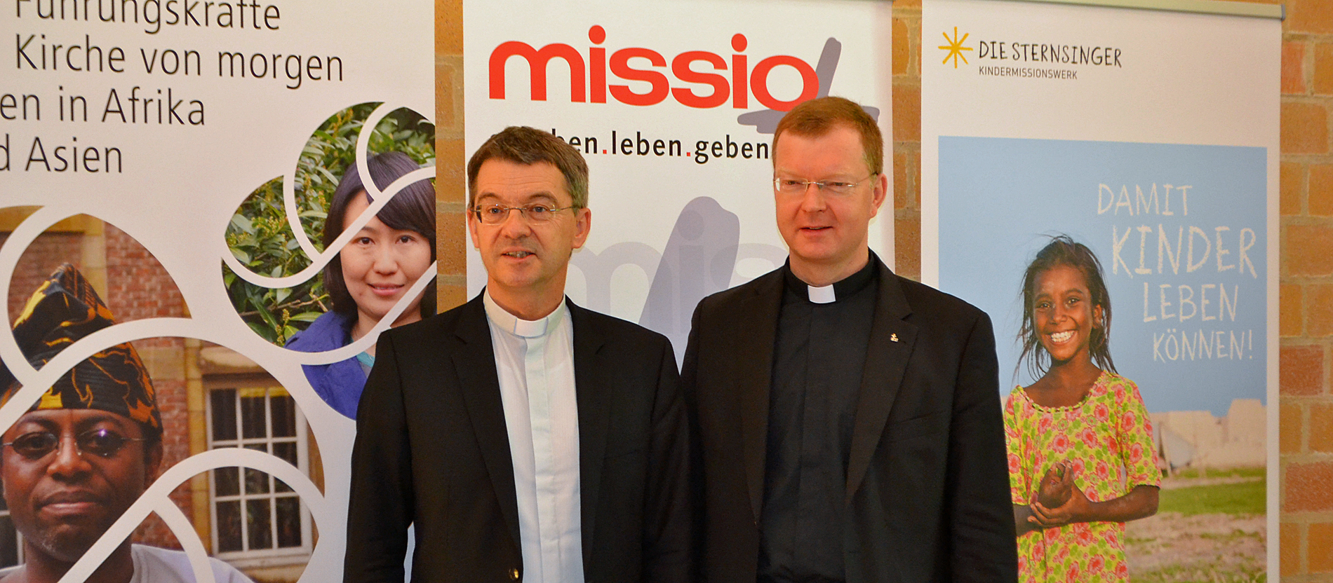 Prälat Klaus Krämer und Pater Hans Zollner