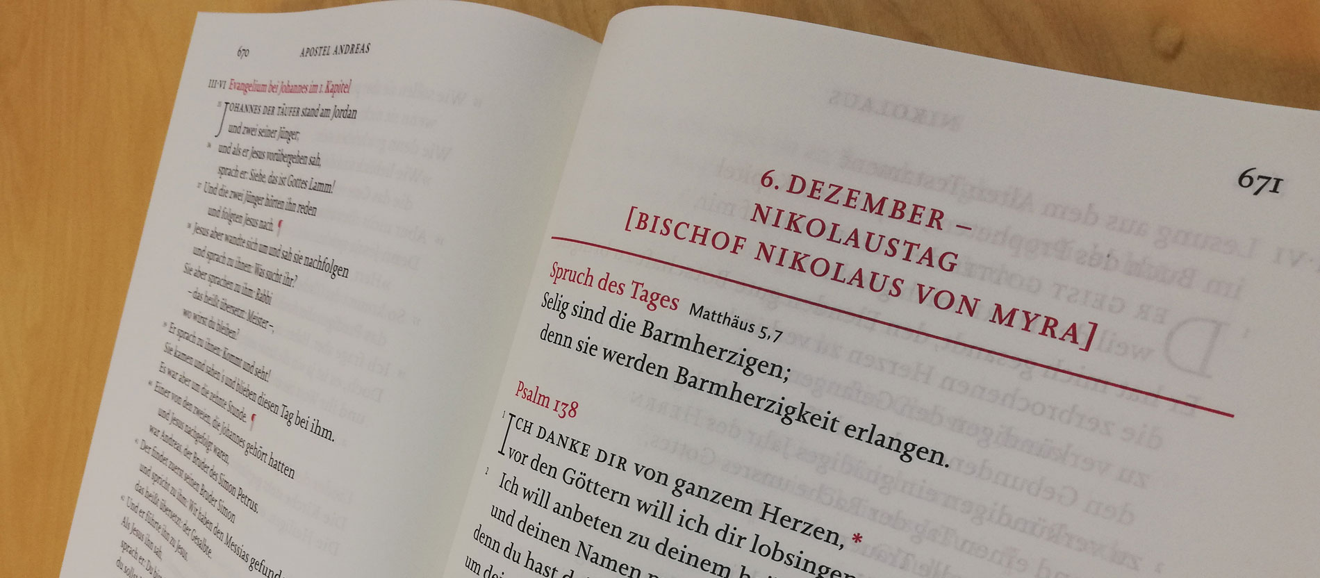 Der Nikolaus-Gedenktag im neuen Lektionar der EKD