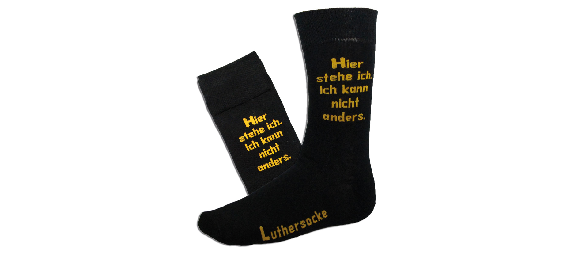 Zum Lutherjahr gibt es eine Luthersocke.