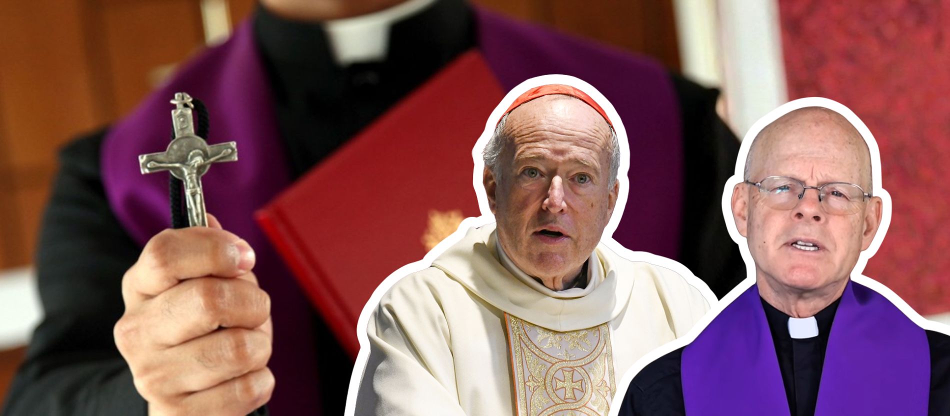 Kardinal McElroy und der frühere Exorzist der Washingtoner Erzdiözese, Stephen Rossetti