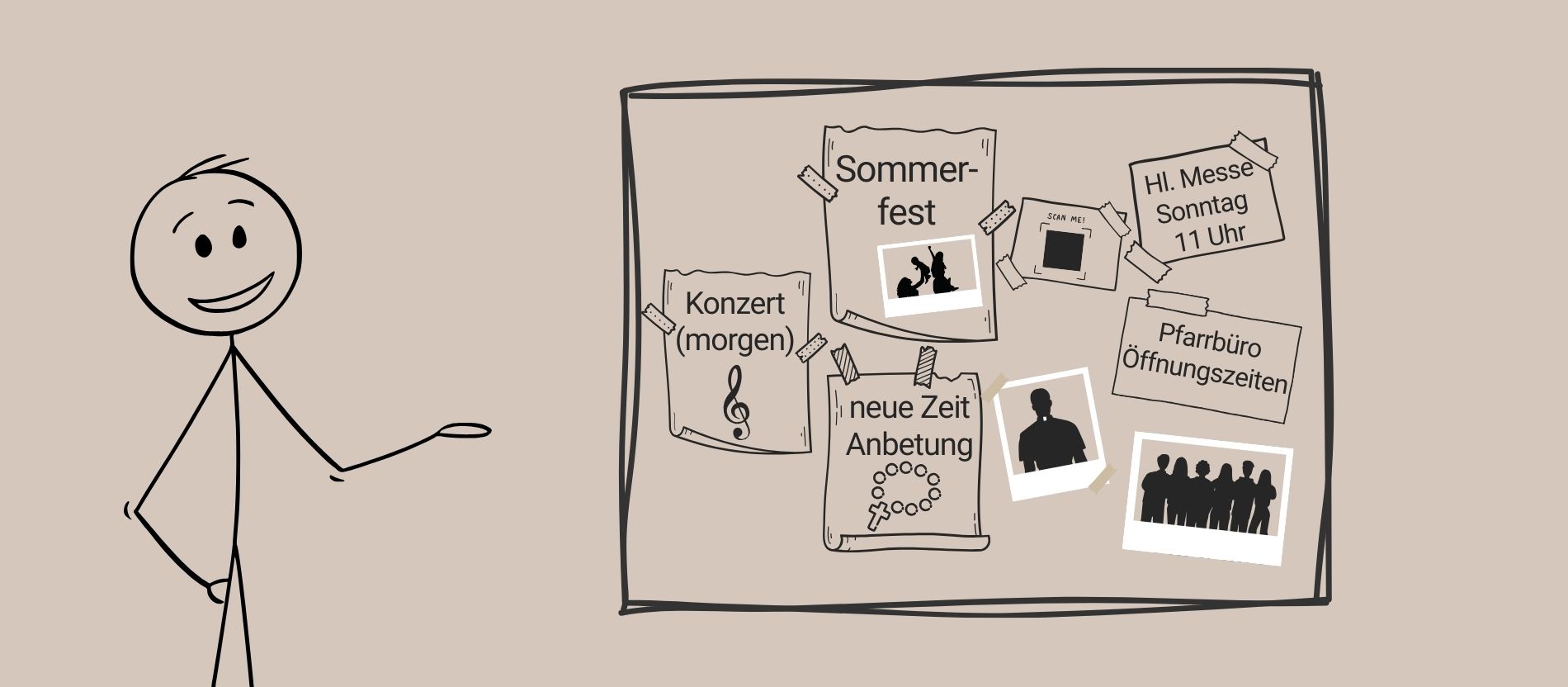 Gelungener Schaukasten