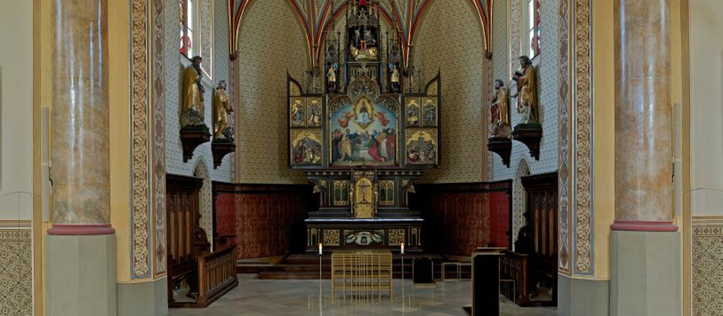 Die liturgische Neuausstattung in Maria Himmelfahrt, Partenkirchen.