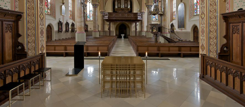 Die liturgische Neuausstattung in Maria Himmelfahrt, Partenkirchen.