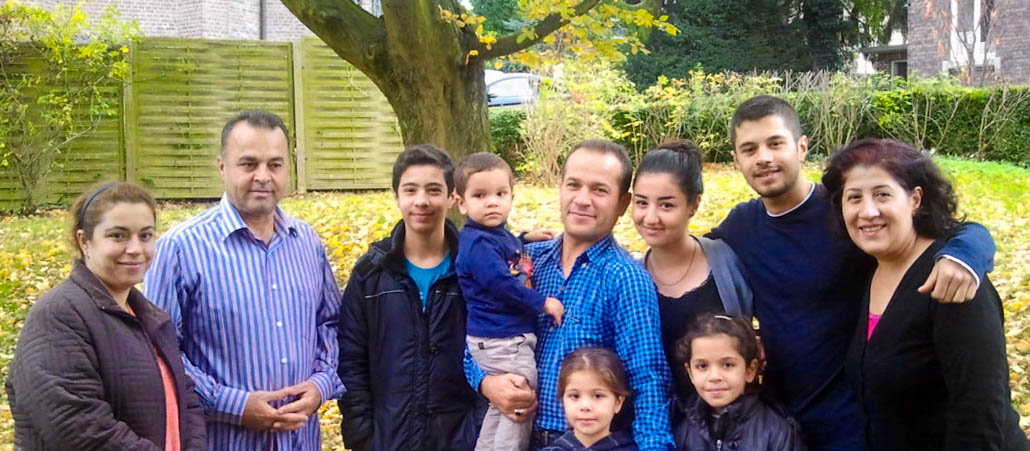 Die syrische Flüchtlingsfamilie Ayan in Bonn-Bad-Godesberg.