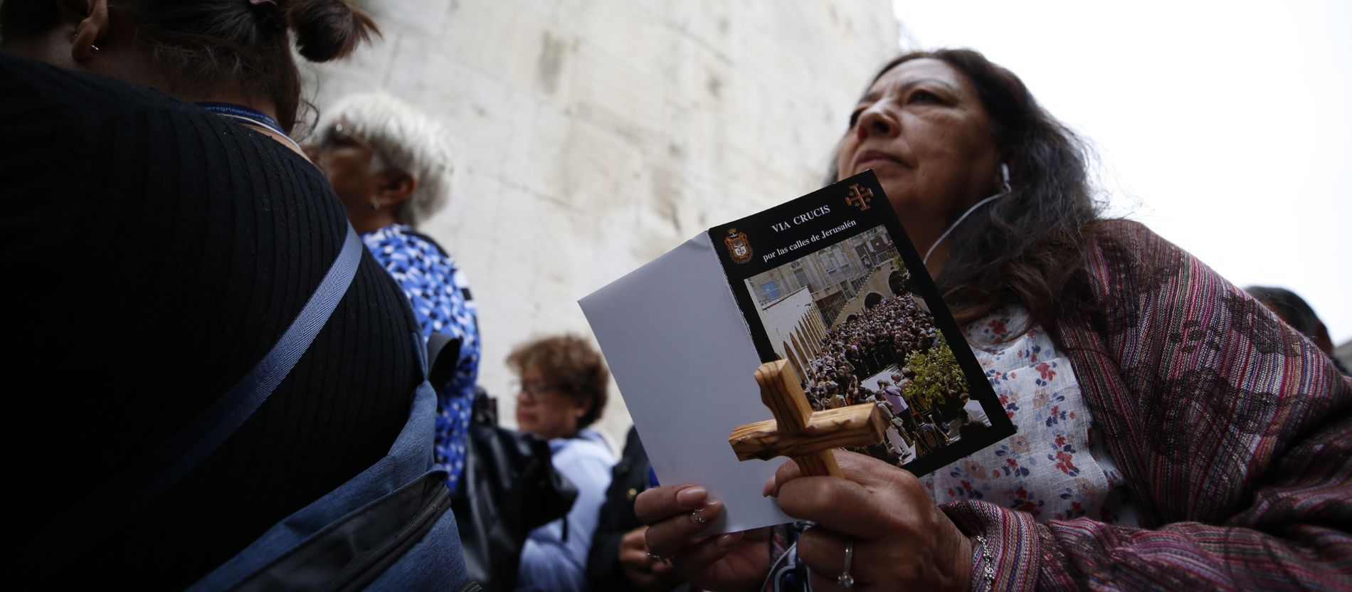 Kriegsbedingt wenig Pilger auf Jerusalems "Via Dolorosa"