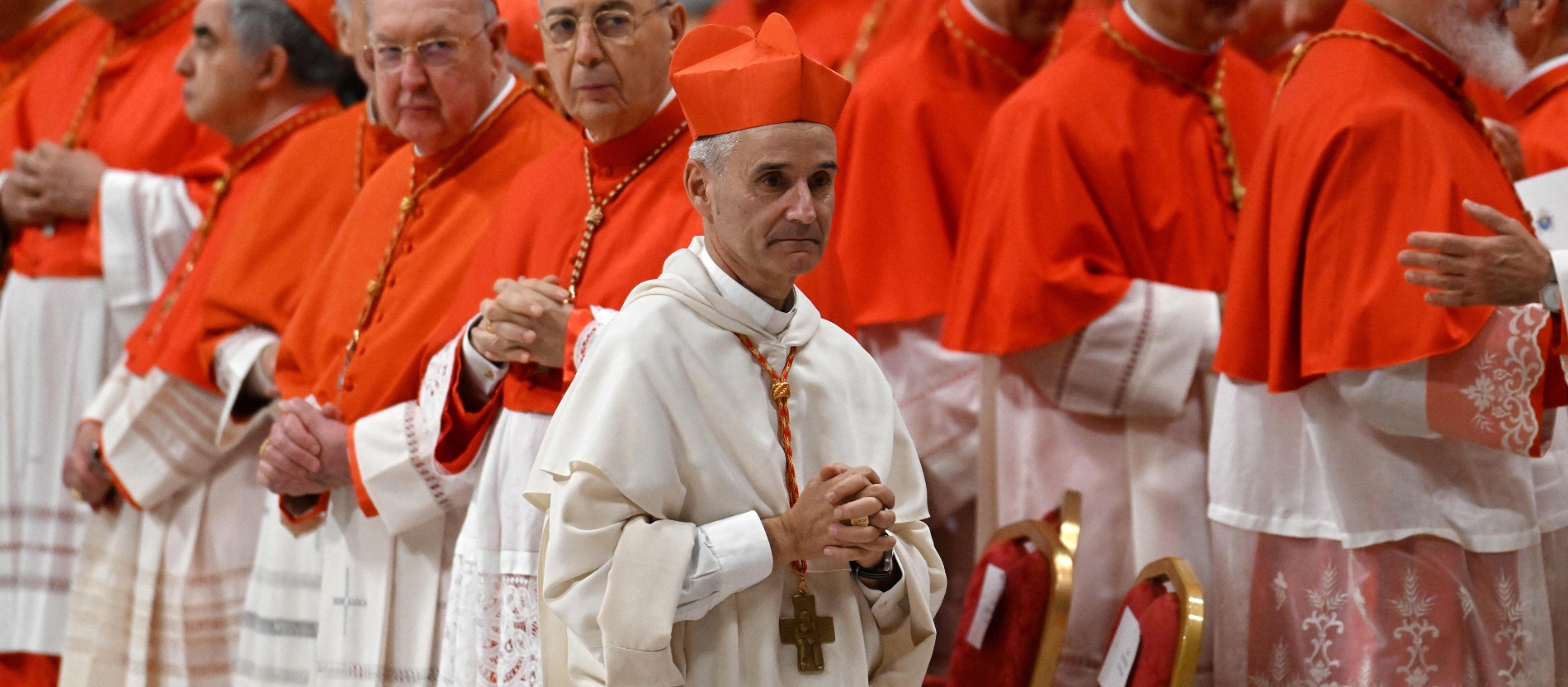 New cardinal Jean-Paul Vesco with cardinals