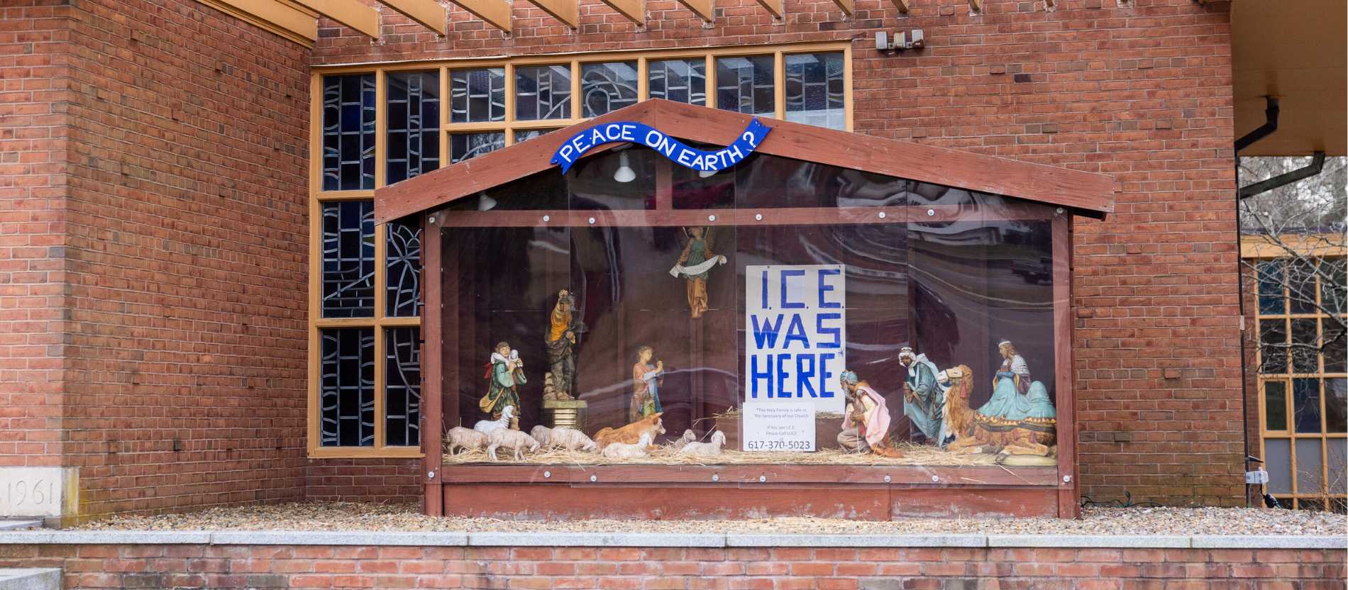 Kontroverse Weihnachtskrippe als Kritik an Trumps Einwanderungspolitik