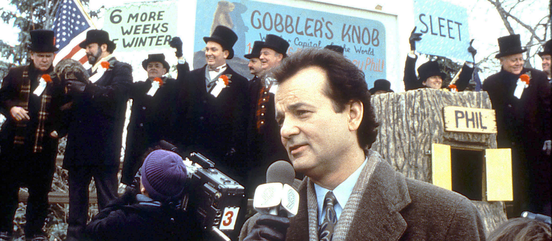 Eine Szene aus dem Film "Und täglich grüßt das Murmeltier"