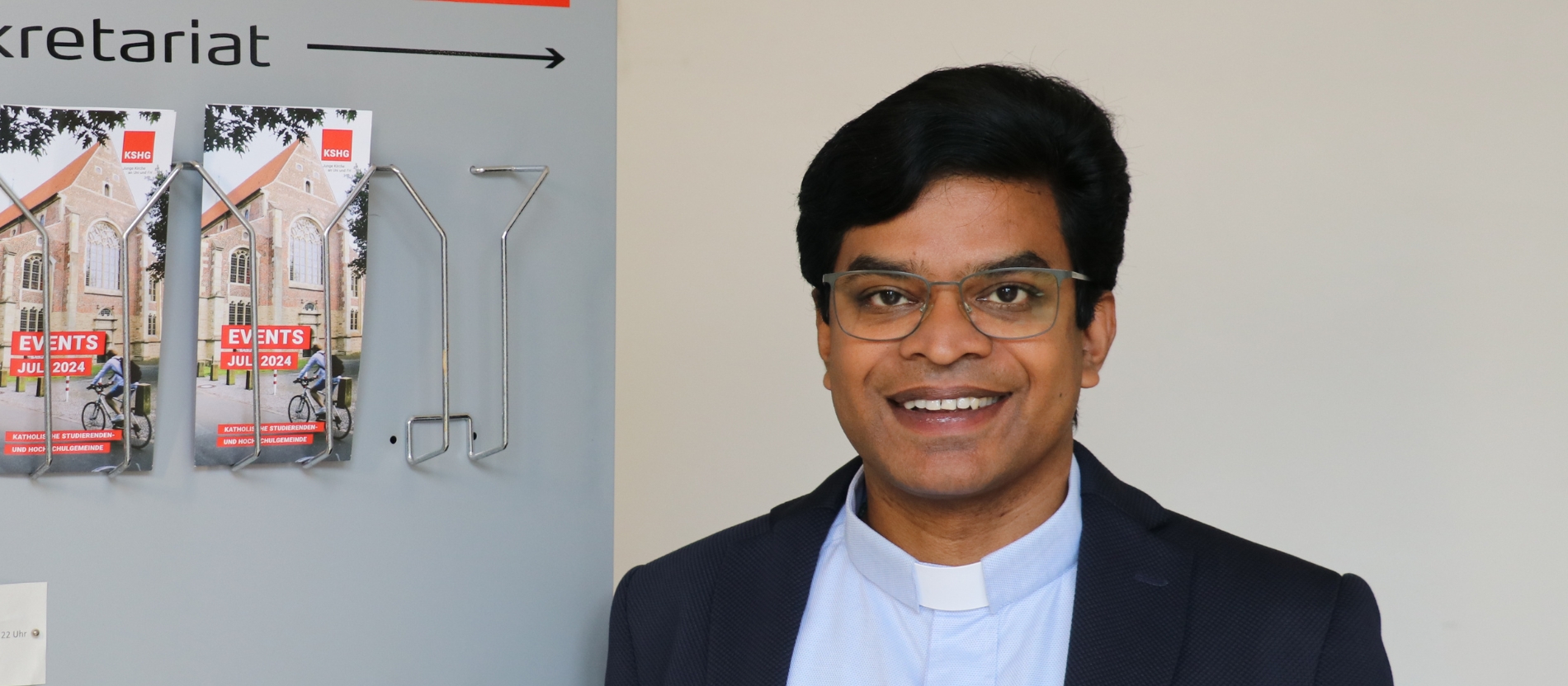 Hochschulseelsorger Pater Jyothish Joy