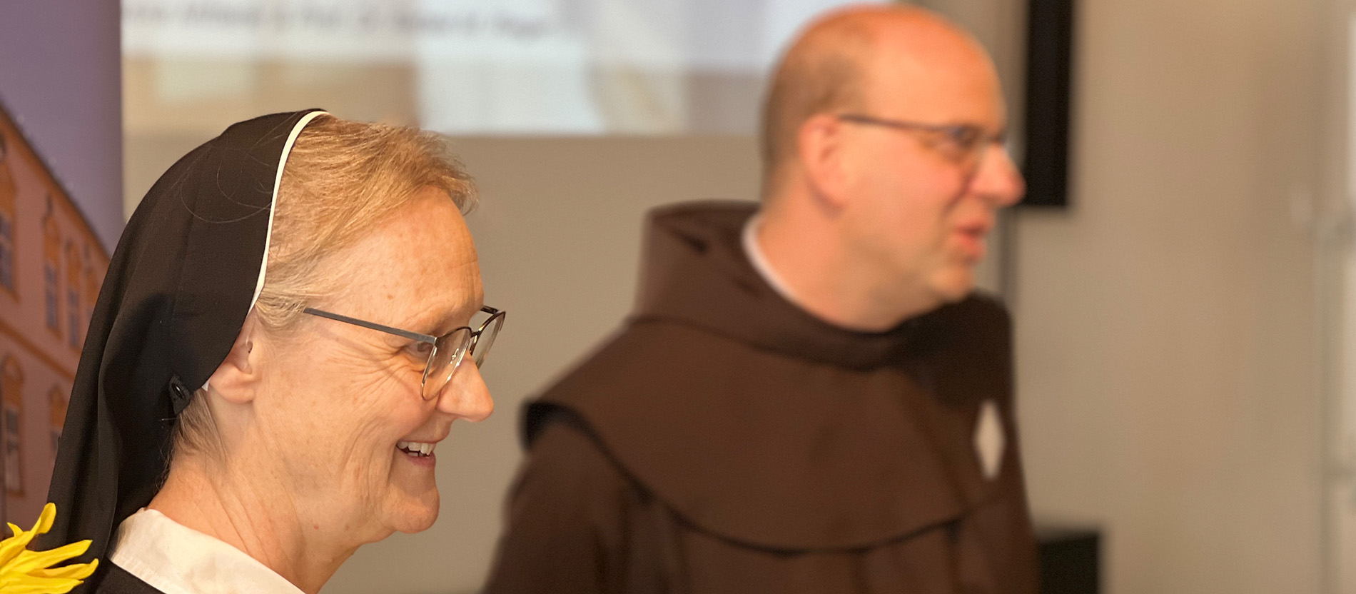 Sr. Franziska Mitterer und Prof. P. Rafael Rieger