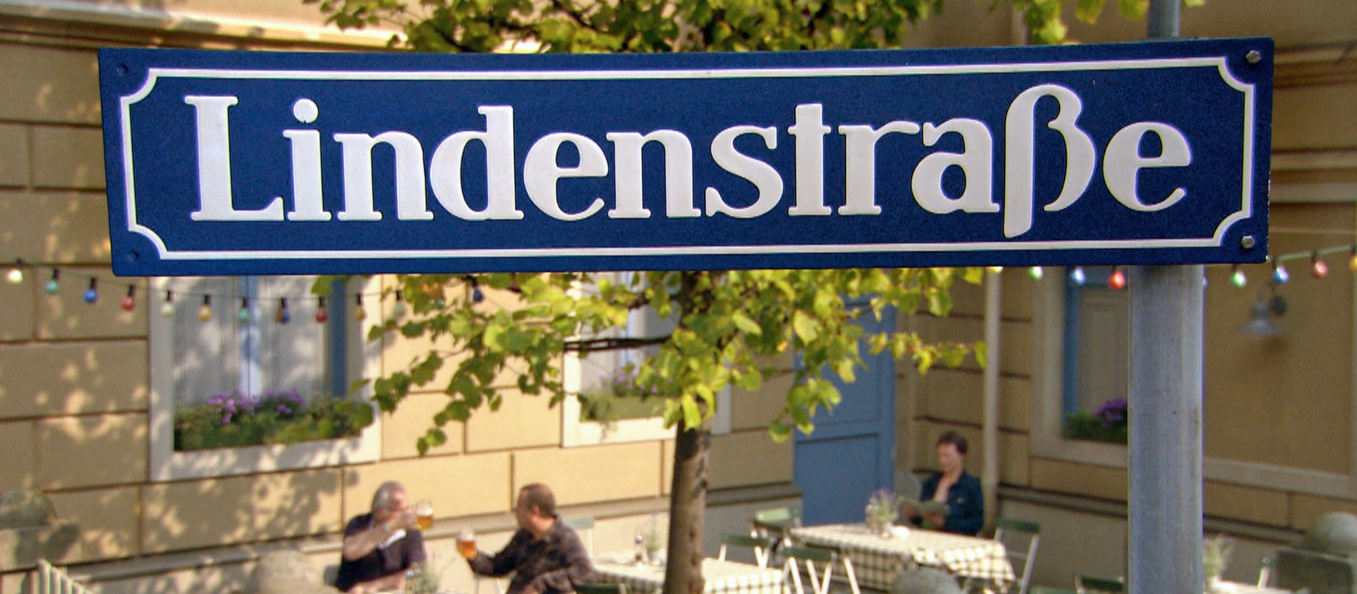 Schild der Serie Lindenstraße