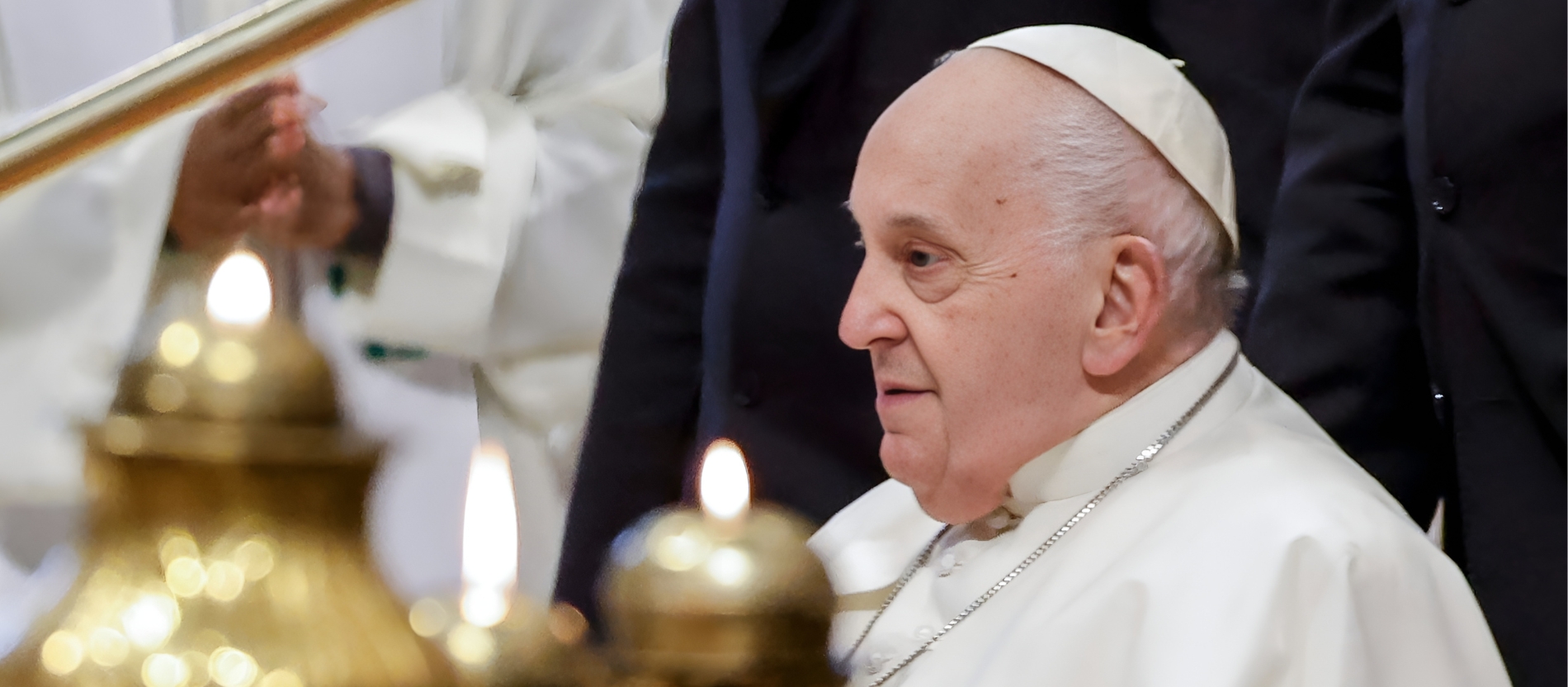 Papst Franziskus im Petersdom