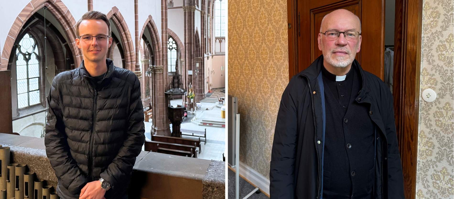 Jan Lange (l.) ist Gemeindevorstand und Joachim Schwarzmüller (r.) zuständiger Seelsorger in St. Johann Baptist.