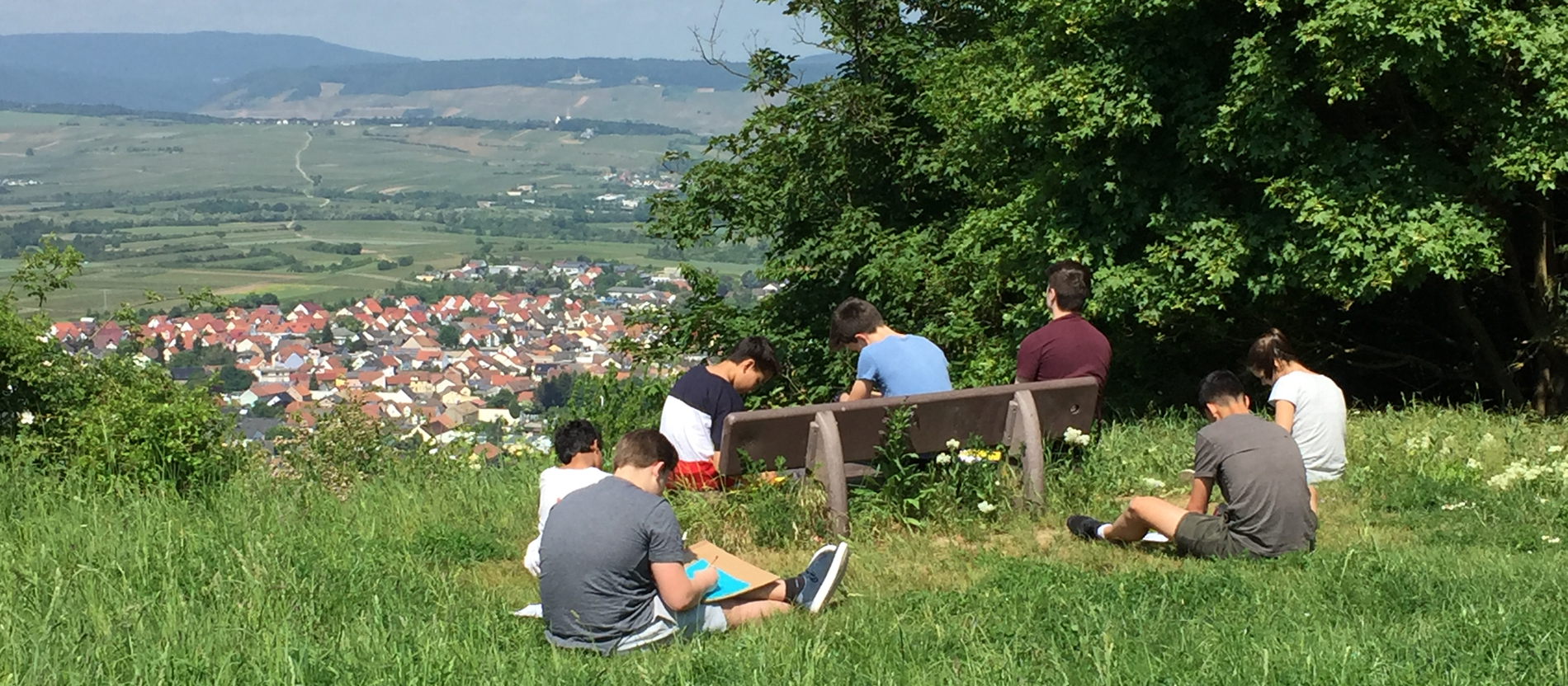 Firmlinge des Theresianums auf dem Jakobsberg