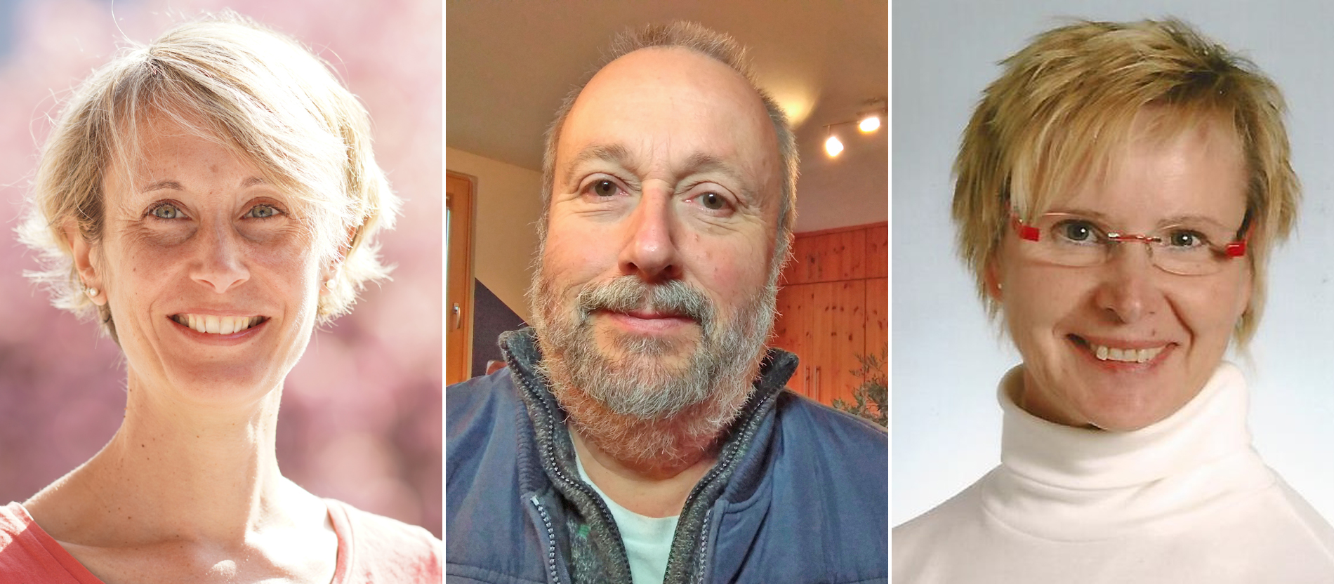 Die Internetseelsorger Stefanie Uphues, Walter Lang und Elke Schnyder
