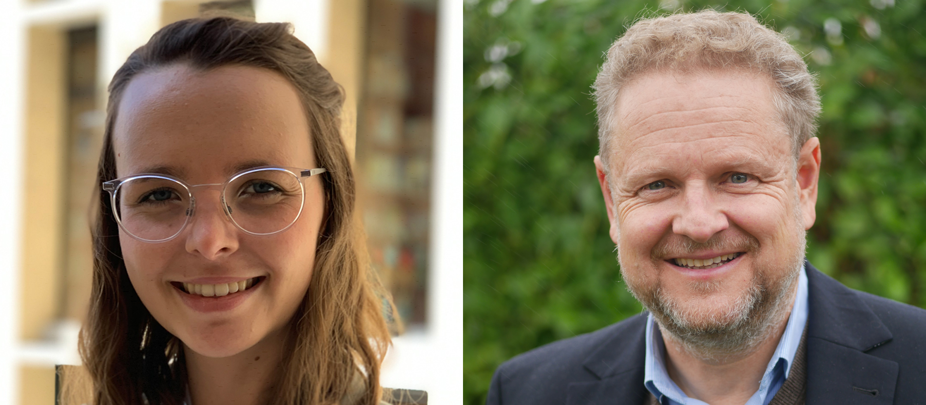 Katharina Schulze Pröbsting und Clauß Peter Sajak von der Universität Münster