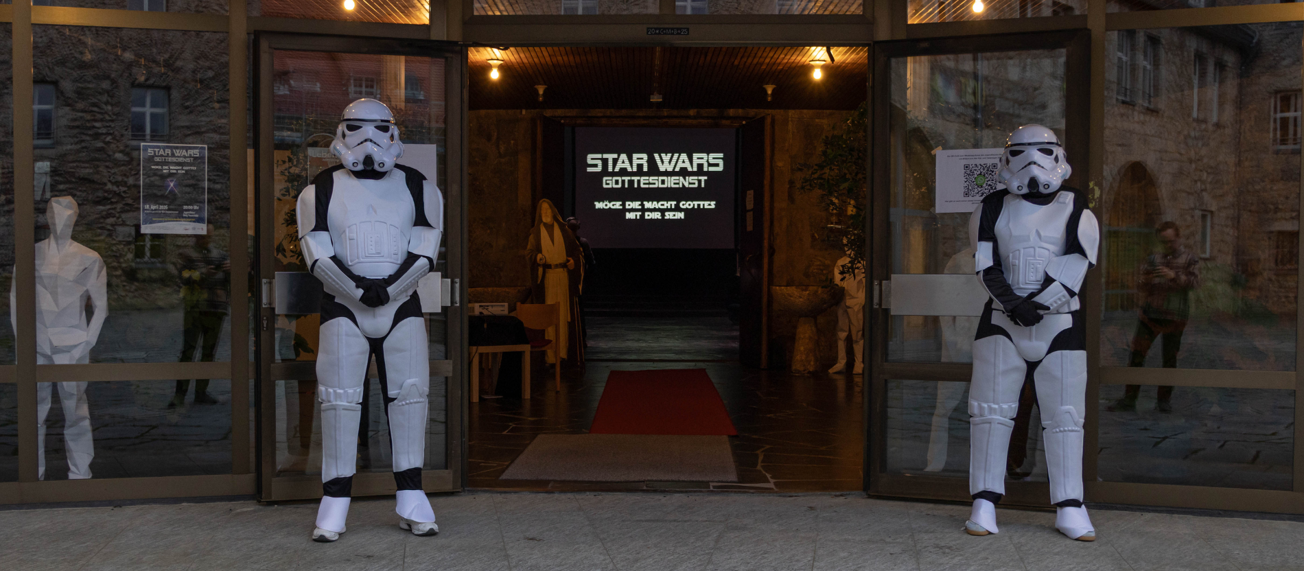 Star Wars Gottesdienst mit Sturmtrupplern