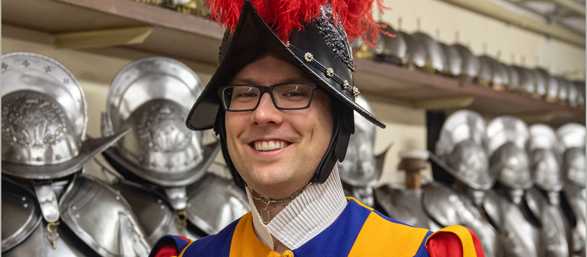 Manuel von Däniken ist Vize-Korporal der Schweizergarde