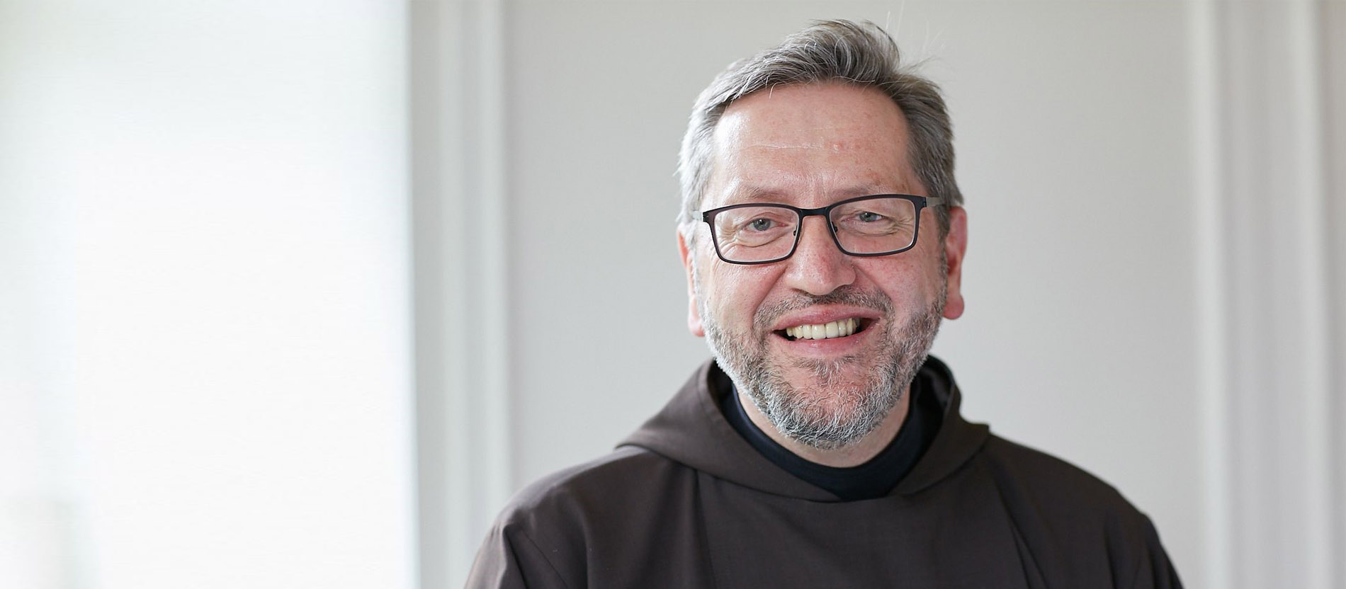 Der Rektor der Philosophisch-Theologischen Hochschule Münster, Kapuzinerpater Ludger Schulte