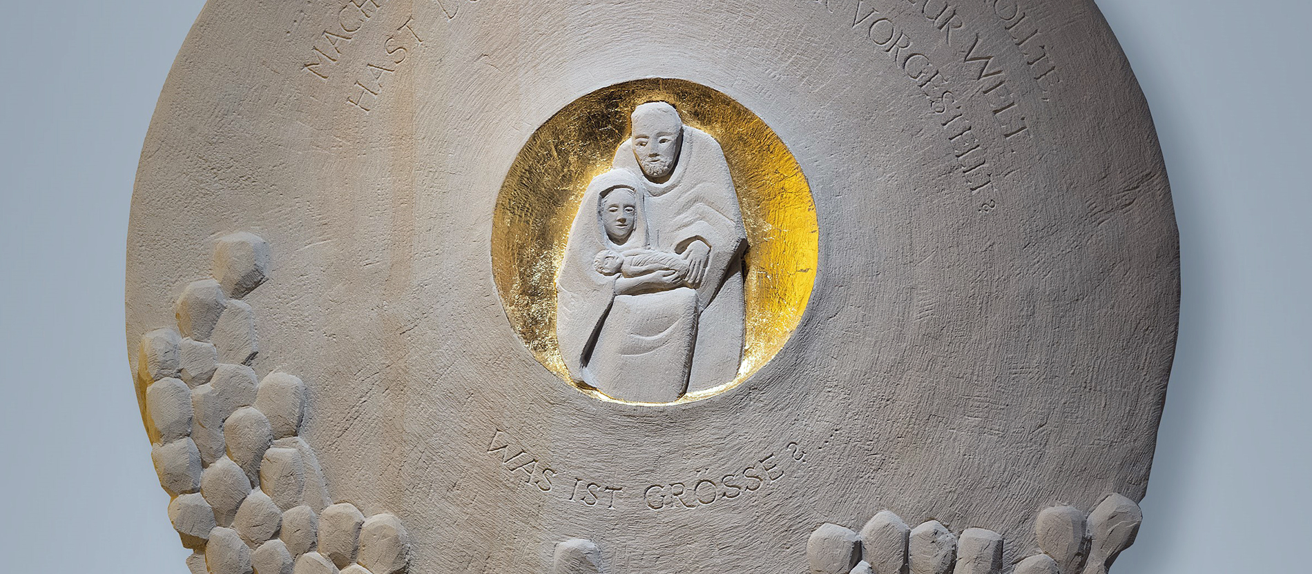 Rilke-Verse auf Darstellung der Heiligen Familie