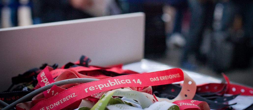 Schlüsselband von der Re.publica.