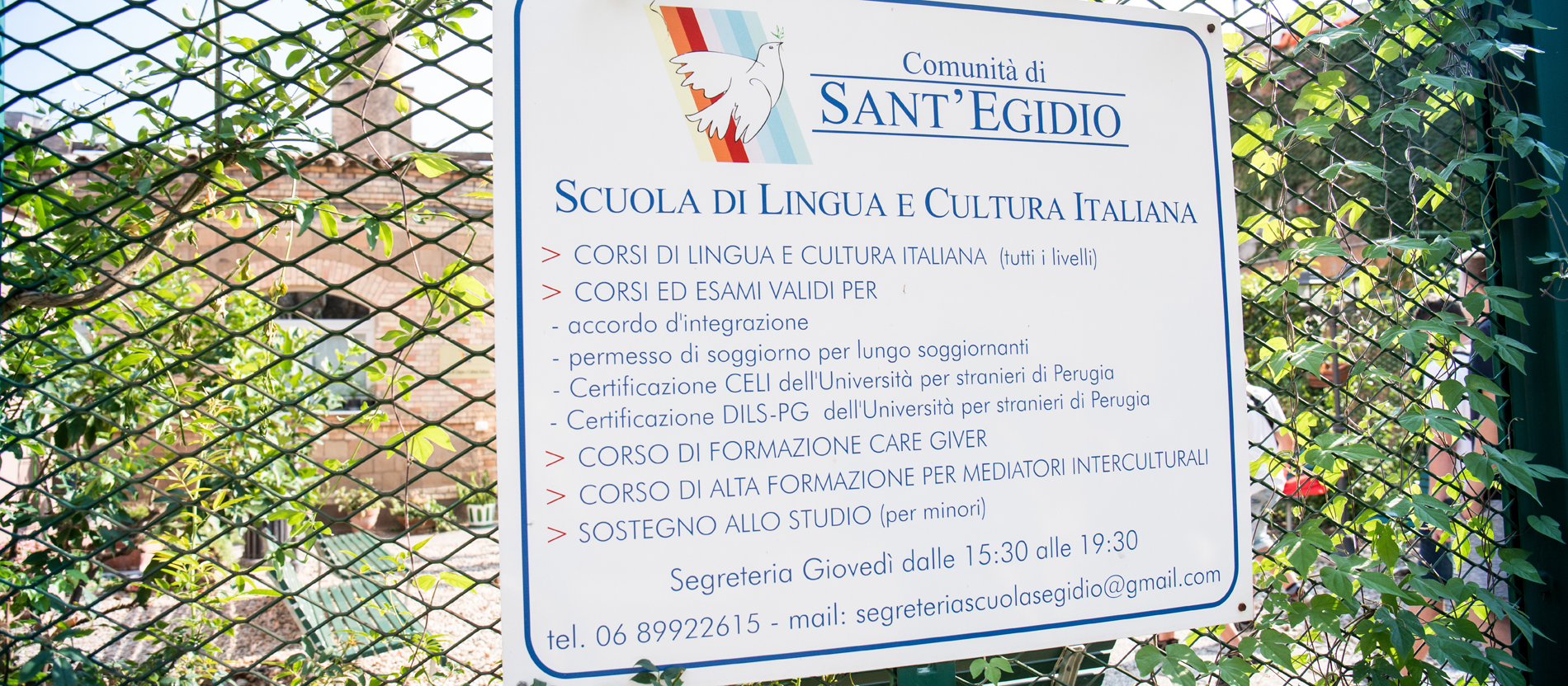Eine Schule von Sant’Egidio in Rom