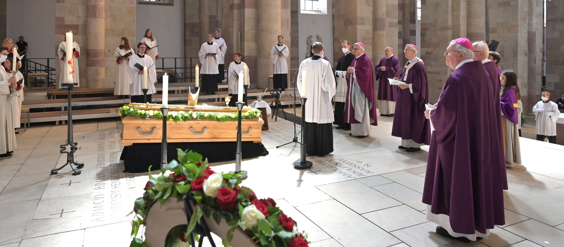 Beisetzung des Speyerer Altbischofs Schlembach