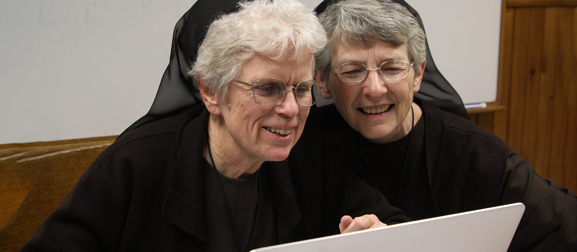 Sister Judith Zoebelein with a fellow sister