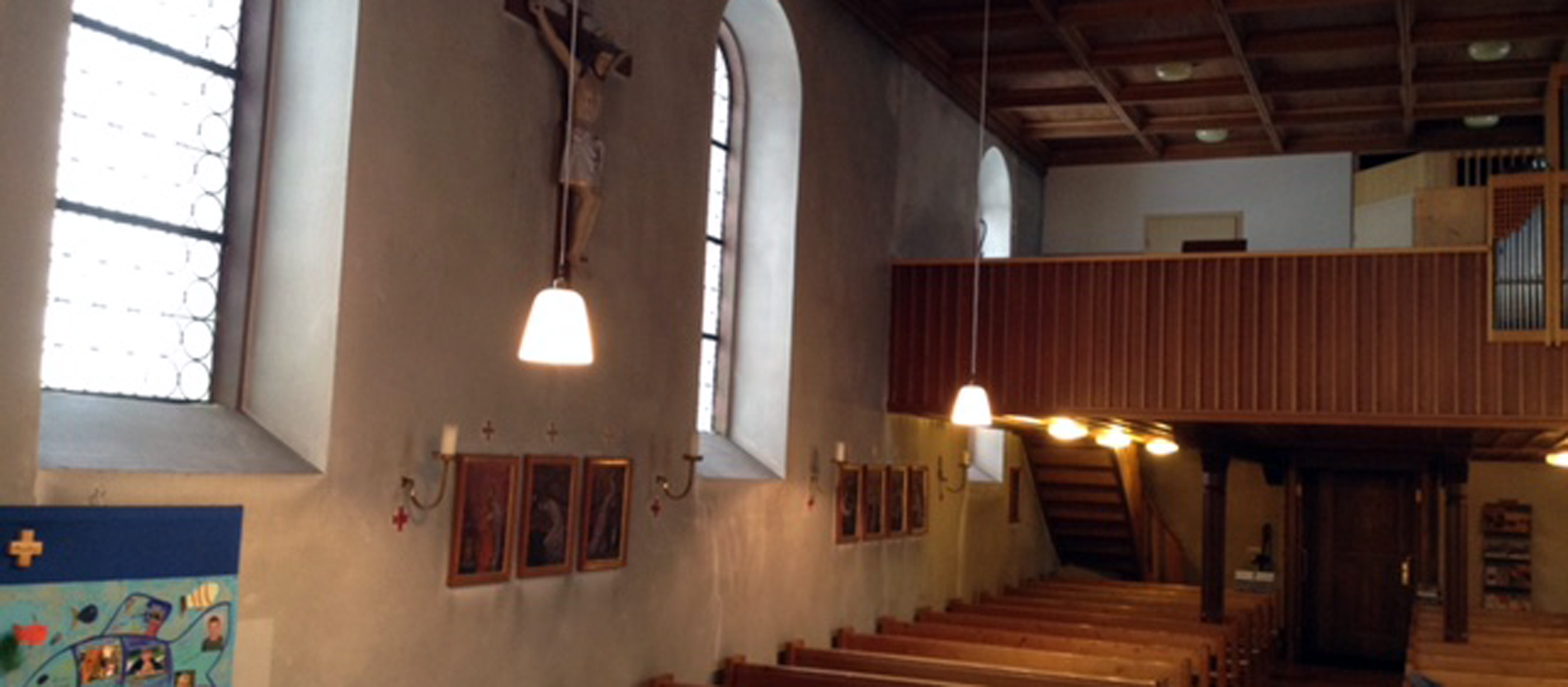 So sah die Kirche vor der Renovierung aus.