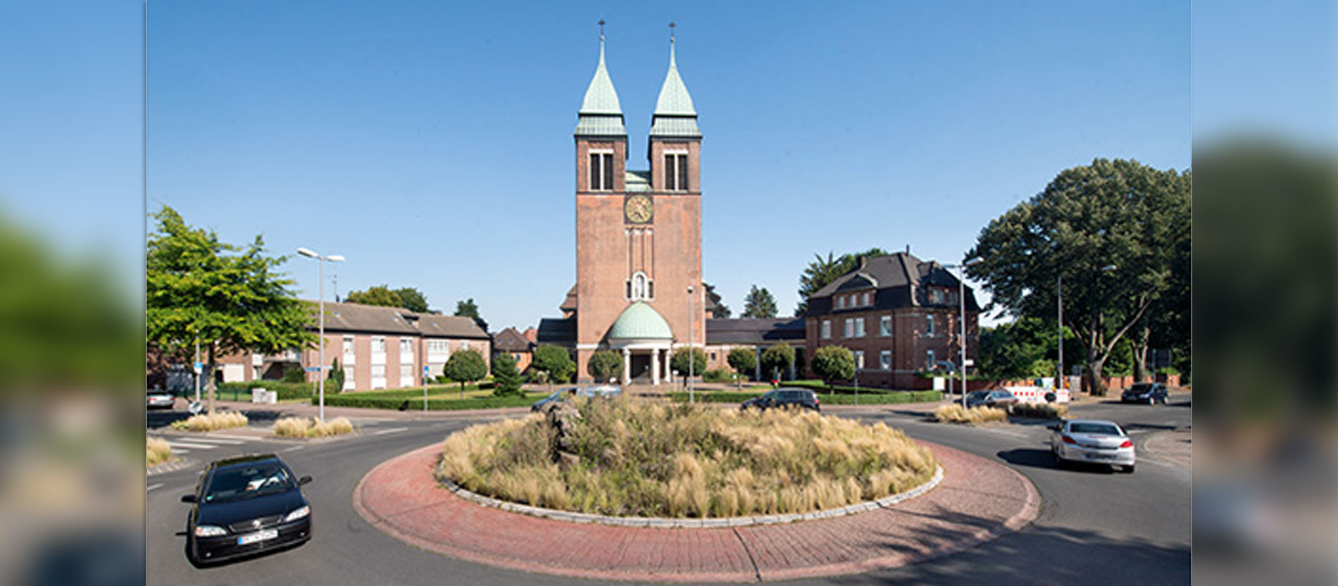 Der Kardinal-Hengsbach-Platz in Gladbeck