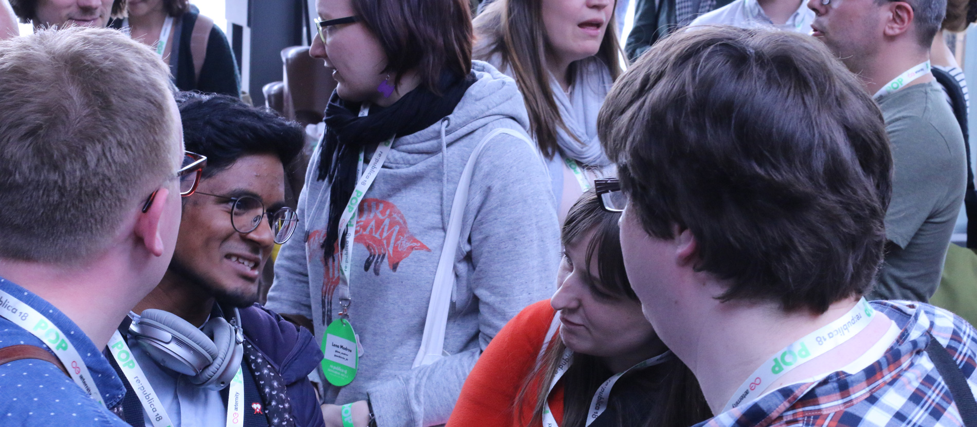 Austausch beim Netzgemeindefest