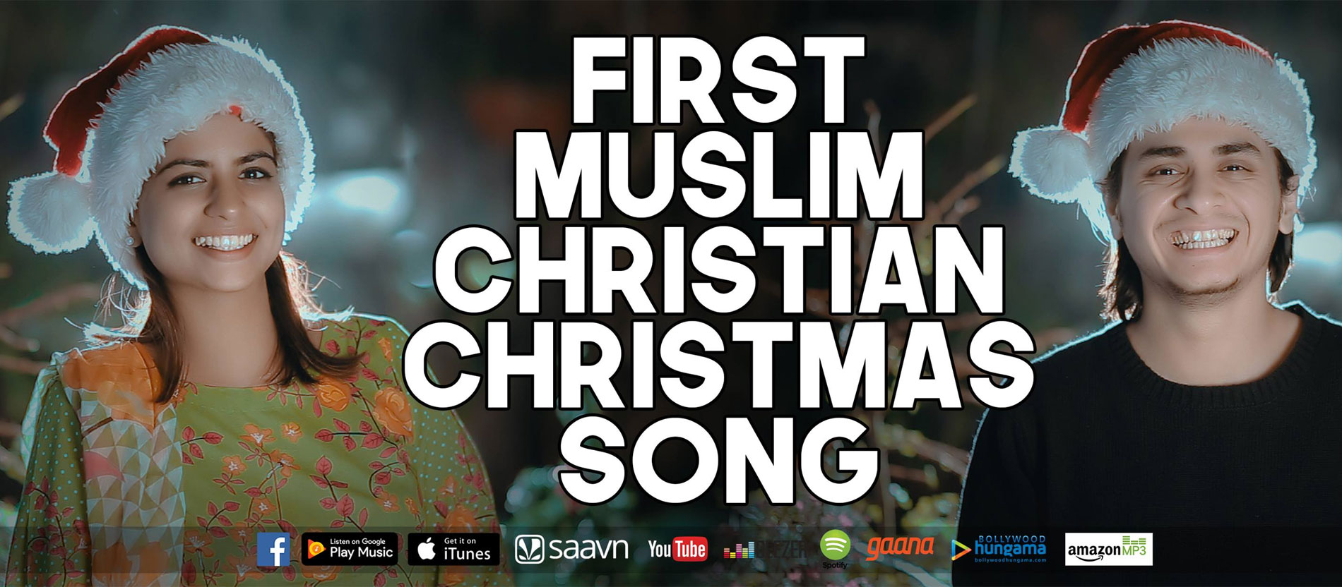 So macht die Plattenfirma Werbung für das erste muslimisch-christliche Weihnachtslied