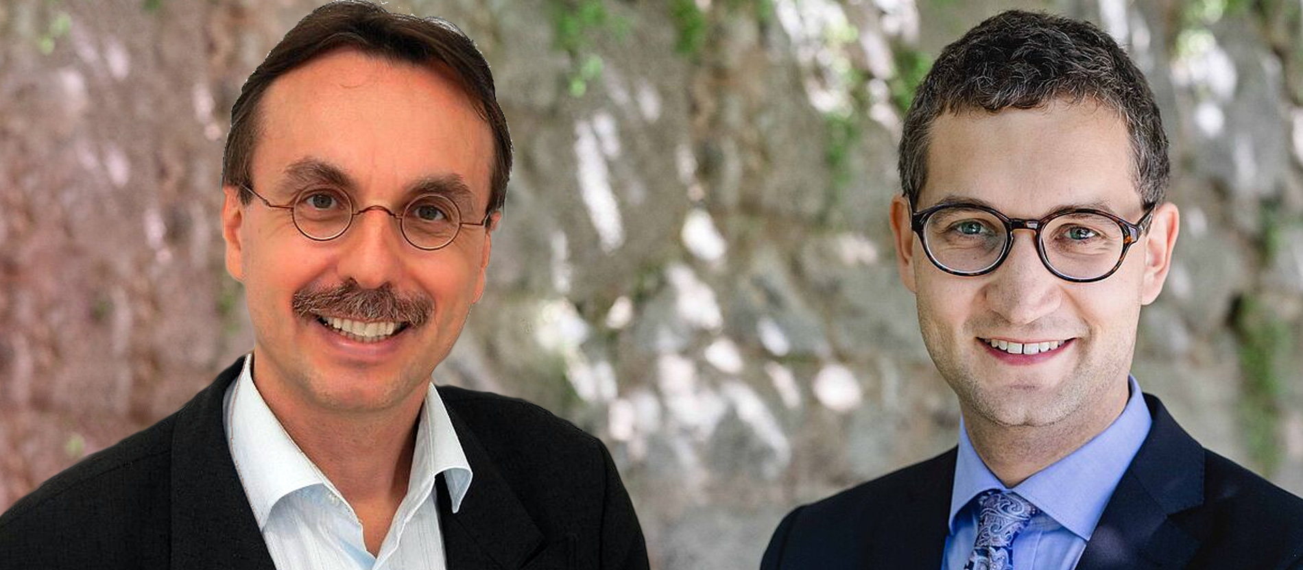 Porträtfotos von Hans-Jürgen Feulner (l.) und Florian Wegscheider (r.)