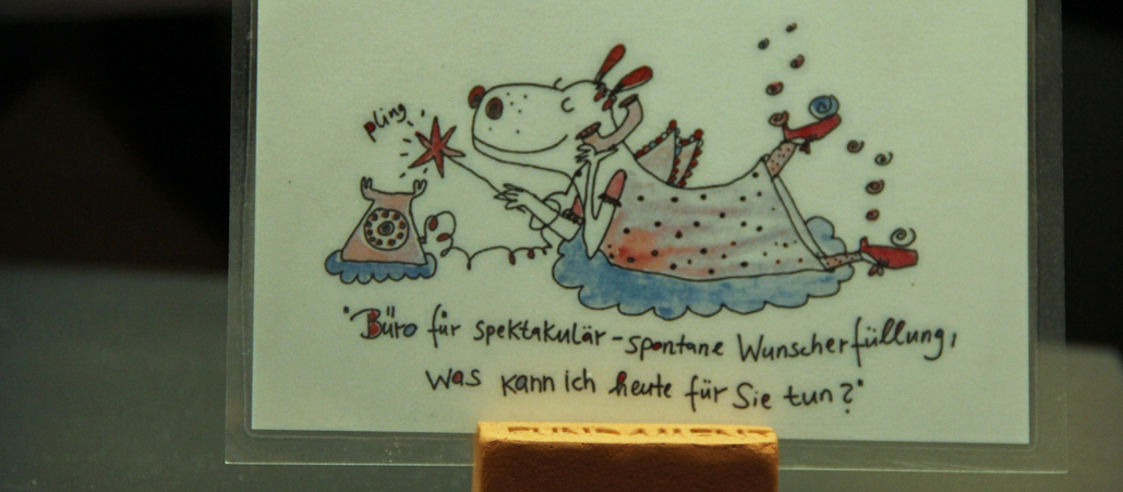 Ein Schild am Eingang weist darauf hin: Im 
