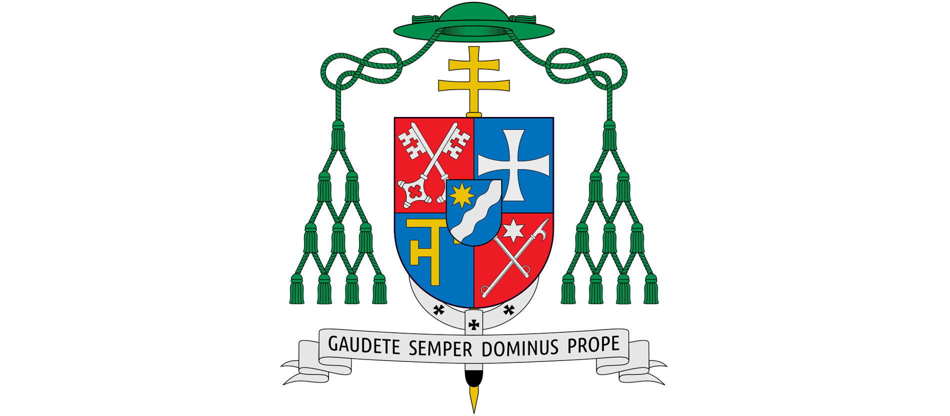 Das Wappen des Berliner Erzbischofs Heiner Koch.