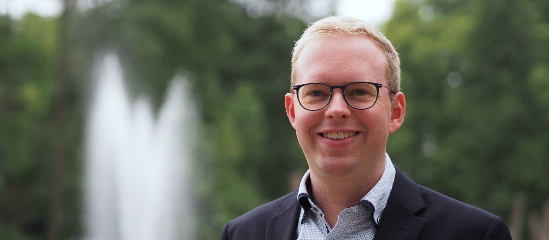 Der Direktor der Wasserburg Rindern in Kleve