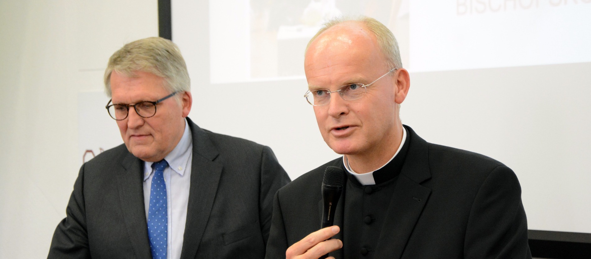 Thomas Sternberg und Ruhrbischof Franz-Josef Overbeck